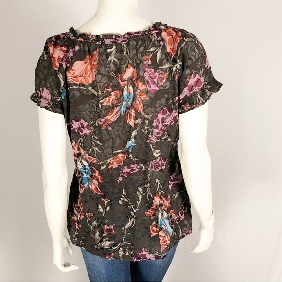 🥀Esprit Lightweight Floral Button-Up Blouse | Romantic Boho | Size 4🥀 - Picture 7 of 9